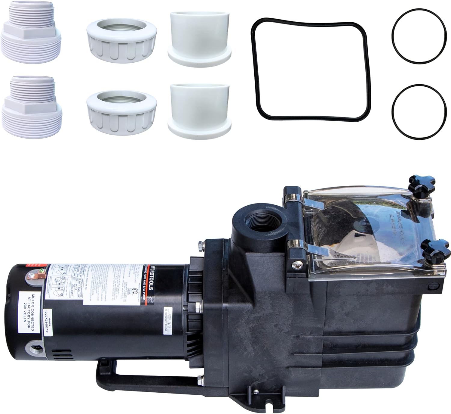 全頭面　hidolls Model 75150 Hydro Super-Flo 1.5HP 6660 GPH In Ground Pool Pump, Vertic