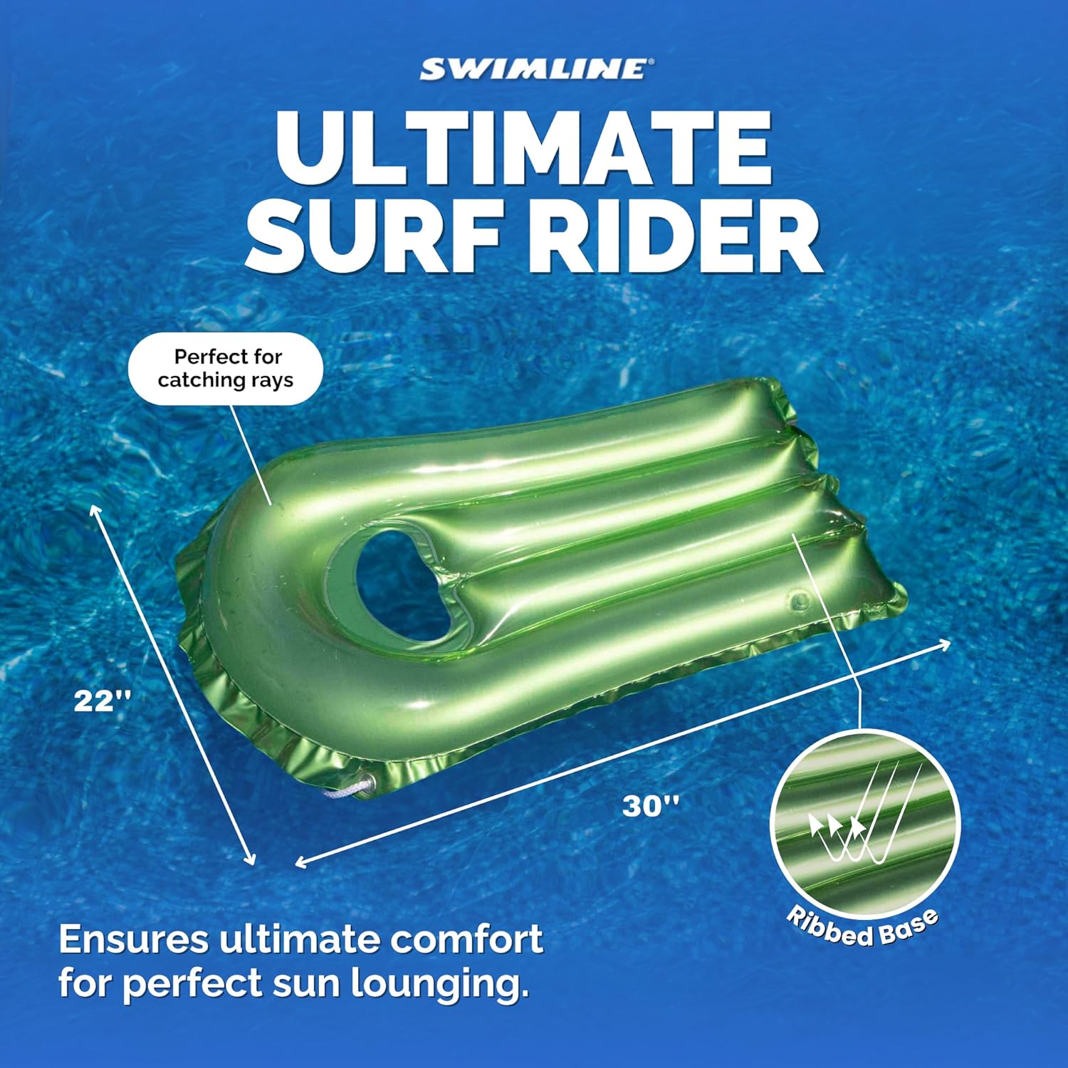 30" See-Thru Surf Rider Pool Raft