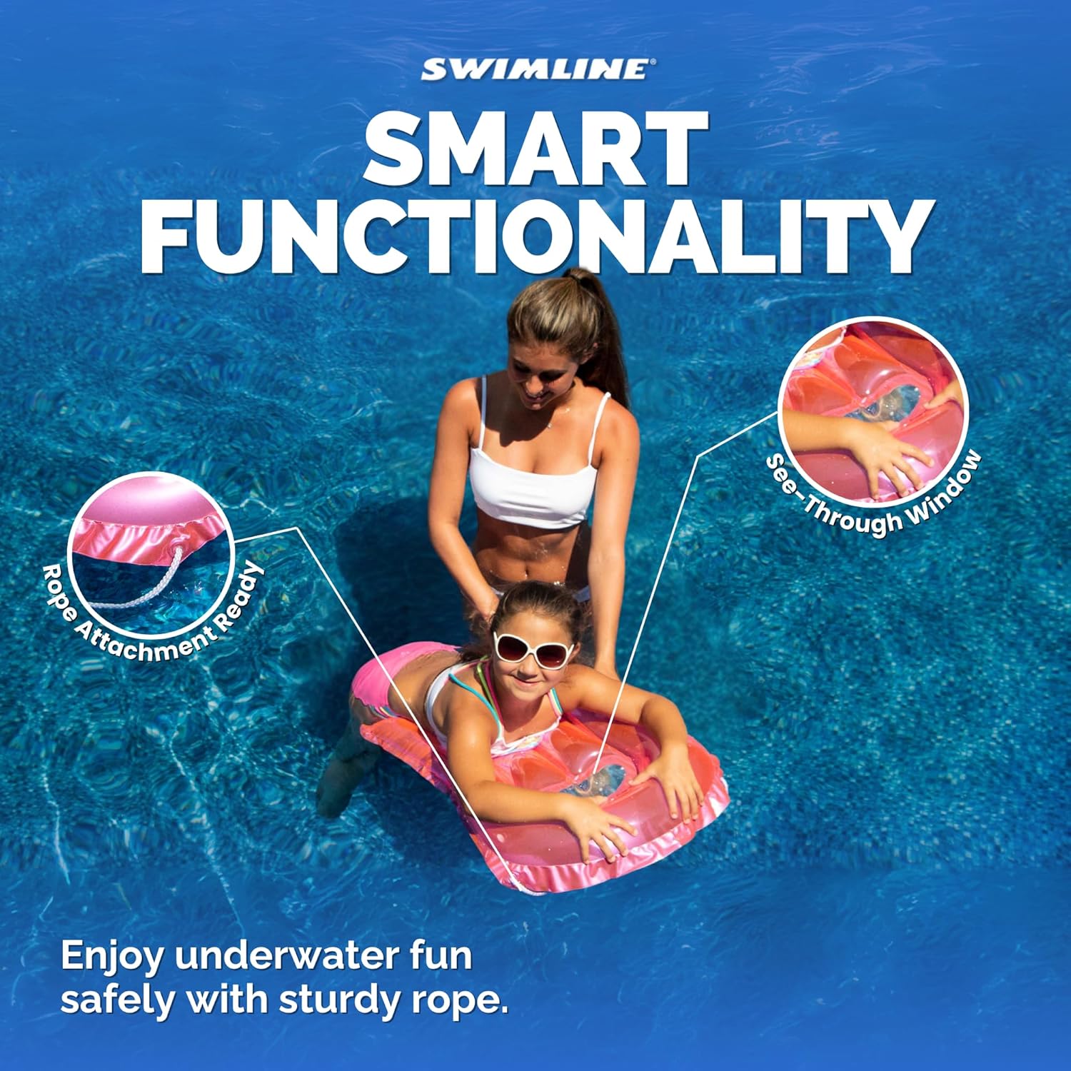 30" See-Thru Surf Rider Pool Raft