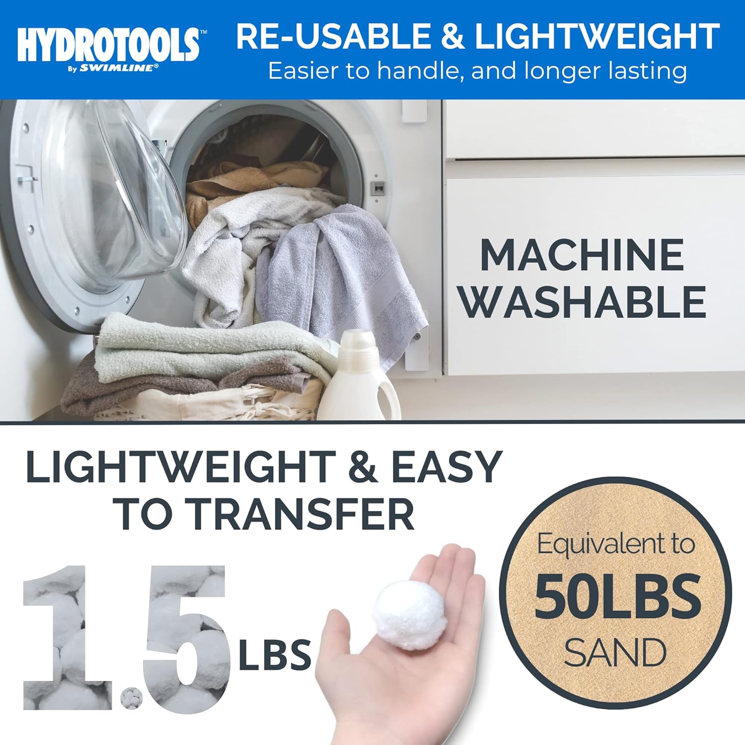 Pool Filter Media Balls, Alternative for Sand Filters