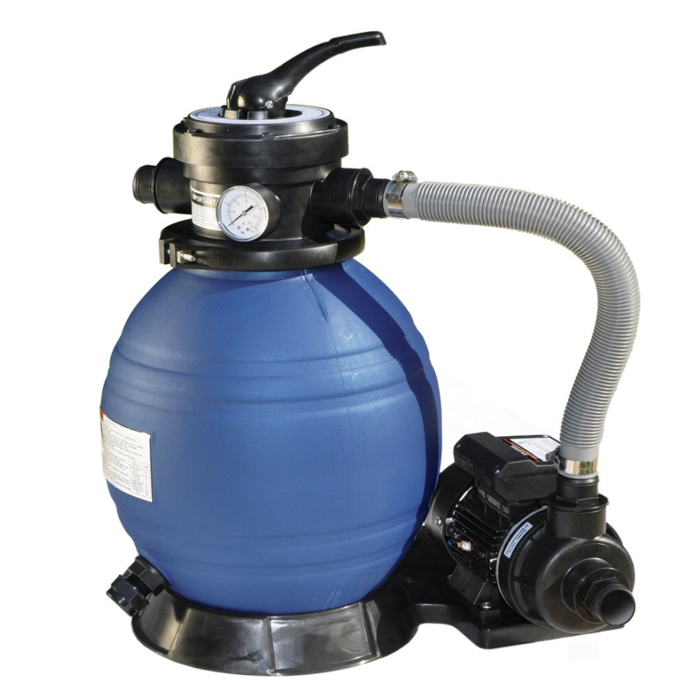 Model 71225 Complete 1/3 HP, 1200 GPH, 12" Tank Sand Filter System