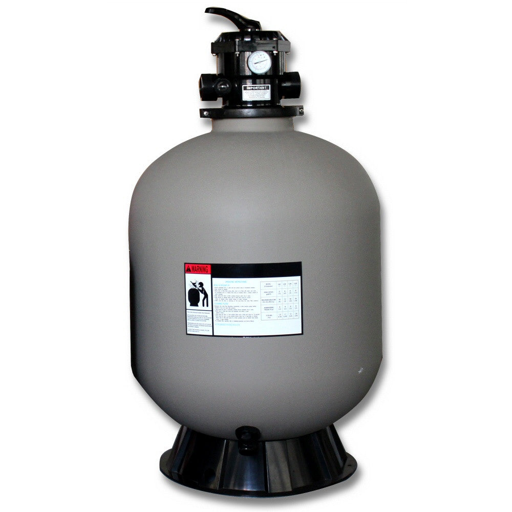 Model 71900 Stand Alone 19" Sand Filter with 6 Way Valve & Base