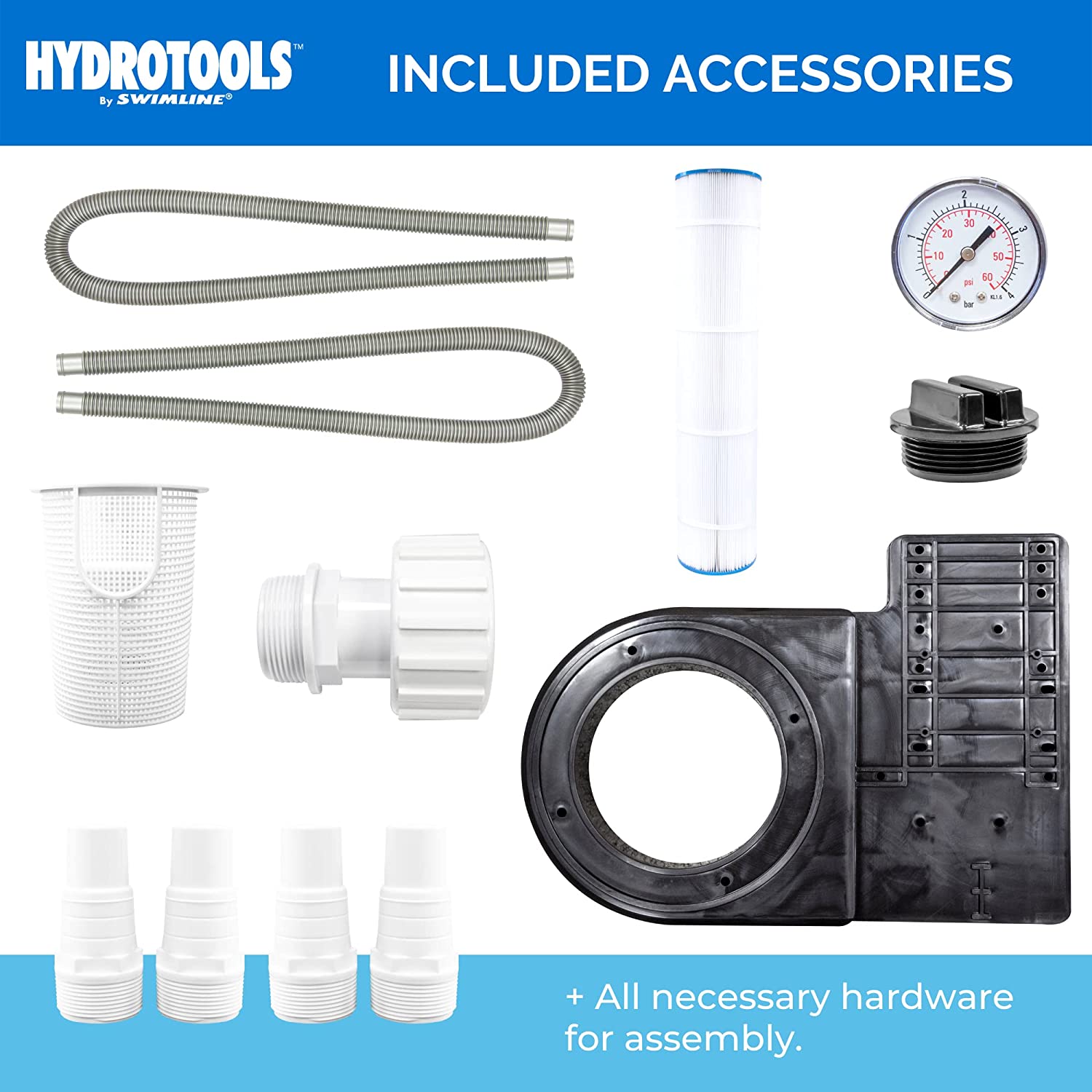 Model 76101 SURE-FLO 100 SQ FT Cartridge Filter System with 1.2 THP Pump