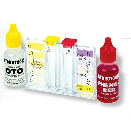 Model 8410 Economy Pool Water Chlorine and pH Level Test Kit