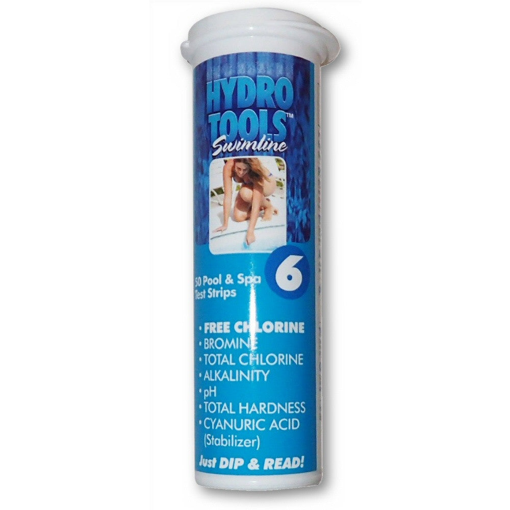 Model 8496 Swimline 6 Way Pool and Spa Test Strips