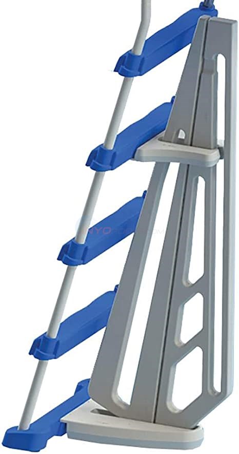 Model 87950 A-Frame Pool Ladder w/ Safety Barrier
