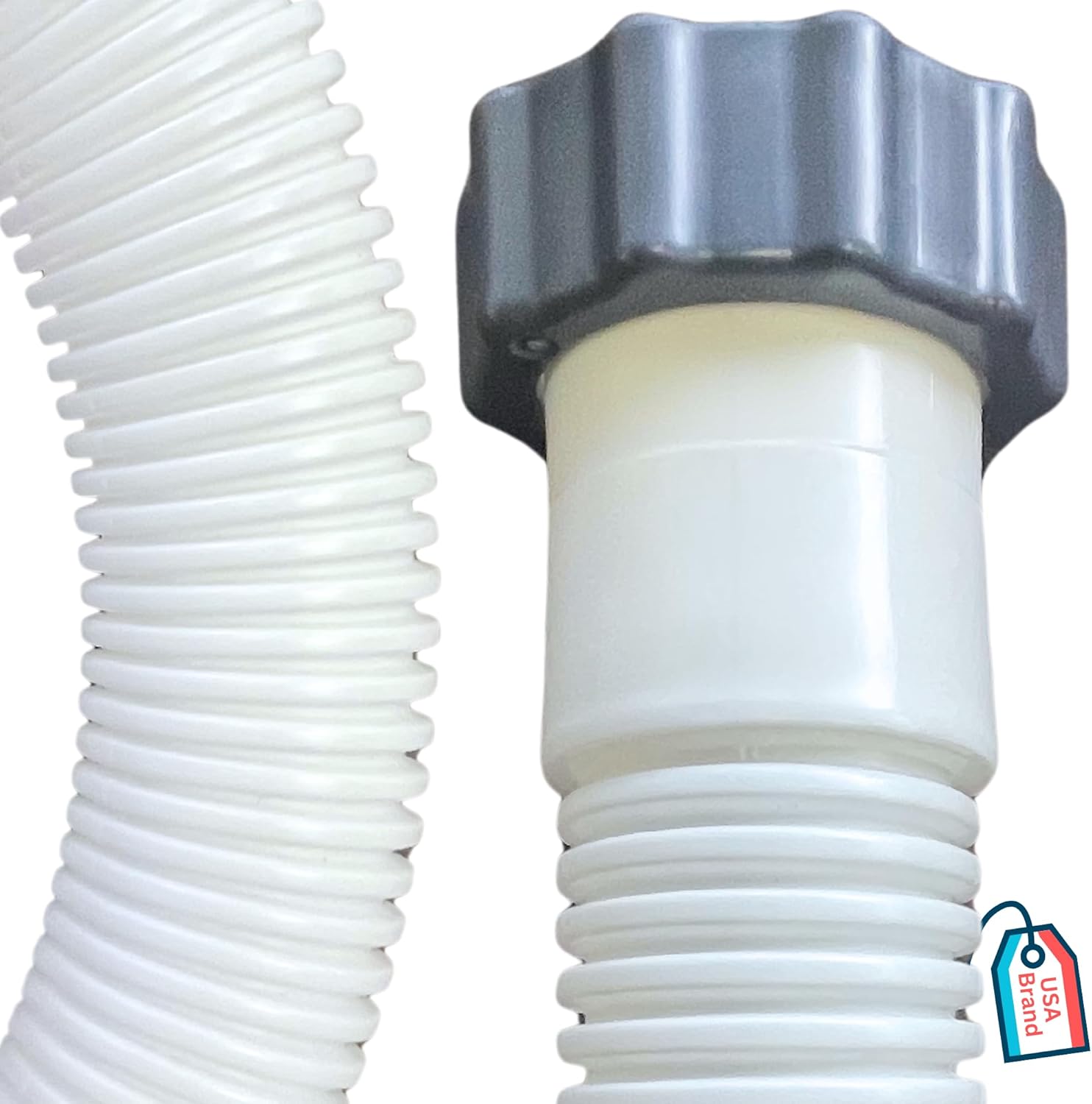 1.5" x 5' Threaded Connector Pool Hose for Intex, Best Way & Coleman Style Pools