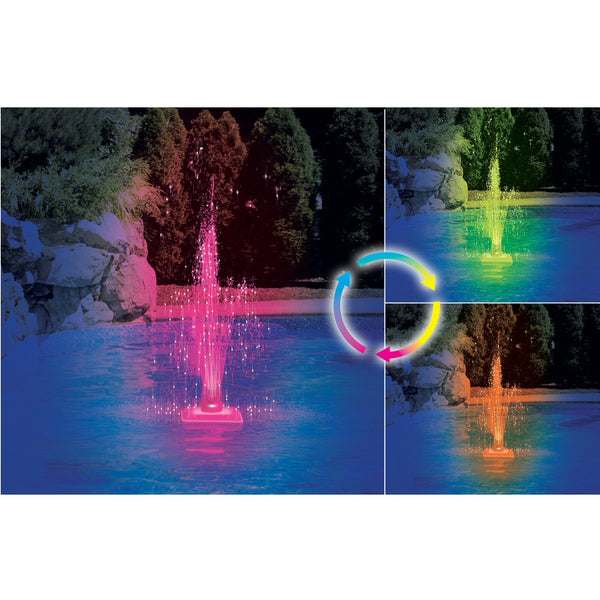Model 85955 Floating LED Lite-Up Pool Fountain
