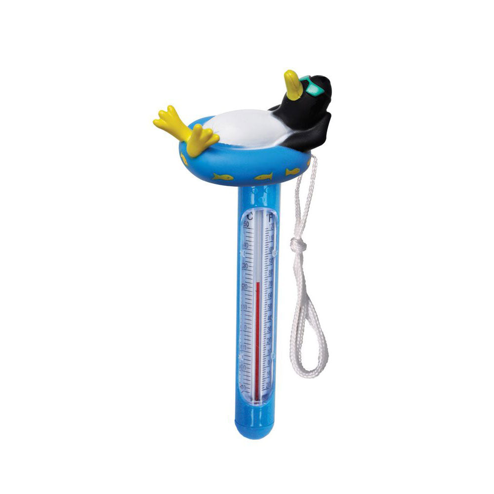 Thermanimals Soft Top Pool & Spa Thermometer, Lounging Penguin
